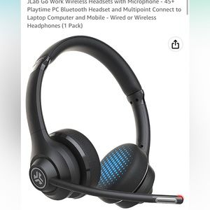 JLab go work bluetooth headset